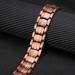 Men's Adjustable Black Copper Bracelet with 3500 Gauss Magnets - Buy Online on GoSupps.com