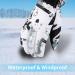 Ski Gloves - Waterproof Snow Gloves -30 Winter Gloves for Cold Weather Touchscreen Snowboard Gloves - White (Medium) - Men Women - Buy Online on GoSupps.com