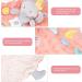 WBTY Baby Cuddly Blanket - Super Soft Plush Elephant Toy for Newborn Boys & Girls with Bite Ring - Buy Online on GoSupps.com