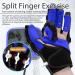 ZZBB Rehabilitation Gloves Robot Finger Finger Straightening Brace Guard Protector Stroke Hemiplegia Training Equipment Split Finger Training Air Pressure Left Medium - Buy Online on GoSupps.com