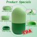 Keepaq Ice Scooter Face: Silicone Eye Skin Treatment for Pores & Folds | Folding Skincare Tool - B-Green - Buy Online on GoSupps.com
