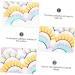FOMIYES 25 Pairs Colored False Eyelashes Fake Lashes False Eyelashes Individual Winged Eyelashes Colorful Lashes Makeup Tools for Women Carnival Party Eyelashes Imitation Strip Extend - Buy Online on GoSupps.com