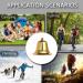 Solid Brass Bear Bell with Whistle for Hiking, Biking, Fishing & Climbing - Buy Online on GoSupps.com