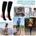 Acwoo Medical Compression Stockings for Men & Women - Knee High Thrombosis Socks for Travel Running & Recovery (S/M Pink) - Buy Online on GoSupps.com