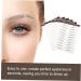 Baluue 42 Pcs Eyebrow Stickers Grooming Shaping Eyebrow Sticker Eyebrow 4d Peel Hair Water Transfer Paper - Buy Online on GoSupps.com