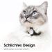 Lucybalu Cat Neck Band for Airtag | Premium Safe & Lightweight Airtag Collar for Cats | Silicone Band in Neon Yellow | Apple Airtag Compatible Cat Tracker - Buy Online on GoSupps.com