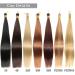 MeliSay 6 Packs Black Afro Braids - 55.9 cm EZ Braiding Long Remy Hair Extensions | Smooth Synthetic Fiber 1B - Buy Online on GoSupps.com