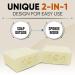 T.Taio Esponjabon Soap Sponge 2-Pack | Mother of Pearl & Oatmeal | Shower Scrubber & Bath Wash | Massage & Lather | Bathroom Accessories - Buy Online on GoSupps.com