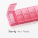 Extra Large 7 Day Pill Box Organiser Weekly Vitamin Case Box Large Capacity Compartments BPA-Free Medication Organiser Daily Pill Case to Hold Vitamins Cod Liver Oil and Medication-Red - Buy Online on GoSupps.com