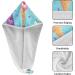 Super Absorbent Colored Ice Cream Hair Towels - 2 Pack Quick Dry Hair Turbans for Women & Girls - Buy Online on GoSupps.com