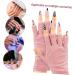 MUSISALY 2 Pairs UV Gloves Nail Gloves Gloves for Gel Nails Nail Art Supplies Nail Art Accessory Fingerless Gloves Manicure Gloves Anti UV Nail UV Rays Gloves - Buy Online on GoSupps.com