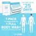 JJ CARE Bathing Wipes Pack of 25 - No Rinse Body Wipes for Adults - Shower Wipes for Elderly - Convenience at Your Fingertips - Buy Online on GoSupps.com