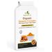 Organic Turmeric Curcumin with Organic Ginger & Black Pepper 120 Capsules | Highest Potency Tumeric Supplement | Soil Association Certified