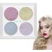 Highlight Eyeshadow Palette 4-Color Long Lasting Eye Shadow Powder Palette | Beauty Makeup For Wedding Travel Dating And Daily Life Pochy - Buy Online on GoSupps.com