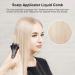Premium Hair Oil Applicator Bottle | Stainless Steel Roller-Head Scalp Massager | Essential Oil Fluid Brush in Hemousy Black - Buy Online on GoSupps.com