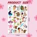 Girls Moana Temporary Tattoos - Kid's Party Favors & School Rewards | Fake Art Craft for Boys & Girls | Birthday Gifts & Water Bottle Decor - Buy Online on GoSupps.com