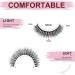 SONAFEEL Short Eyelashes - 12mm Fluffy D Curl Mink Lashes | 10 Pairs Reusable Russian Strip Lashes Pack BO06 - Buy Online on GoSupps.com