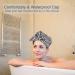 VVolf Reusable Large Turban Shower Cap for Women - Ideal for Long Hair, Braids, and Black Hair - Buy Online on GoSupps.com