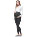 Be Mammy Maternity Long Leggings 02 4XL - Dark Melange | Women's Pregnancy Pants - Buy Online on GoSupps.com