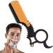 Leryveo Cut-Throat razor rust-free razor with an edge for shaving |Beard care accessories for business trips camping at home salon travel outdoor adventure black gold