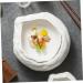 Cabilock Salad Bowl Household Food Bowl Kitchen Supplies Ceramic Dessert Bowl Ceramics Hotel Delicate 15.50X14.00X6.00CM As Shown - Buy Online on GoSupps.com