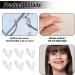6 Pairs of Silicone Glasses Nose Pads - 15mm Anti-Slip Transparent Non-Slip Pads for Maximum Comfort & Protection - Easy Click Assembly - Buy Online on GoSupps.com