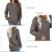 Crew Neck Shirts Long Sleeve Sweatshirts SkinFriendly Pullover Loose Fit and Casual for Home (M) Gray - Buy Online on GoSupps.com