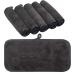 Kinhwa Microfiber Wash-up Make-up removered cloth Washable make-up cloths Ultraich Waschlappen Face Reusable 15cmx30cm 6 Pack dark gray dark gray 6 pieces (1 Pack)