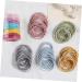 FRCOLOR 12 Boxes Hair Holder Hair Ties Bracelets Seamless Hair Bands Hair Elastic Ropes Hair Ties for Women Ponytail Rope Strong Hair Bands Pigtail Ties Hair Accessories Miss Elasticity - Buy Online on GoSupps.com