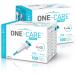 MediVena ONE-CARE PRO Safety Lancets 25G x 1.6mm 100/bx - Top Push Button Activated, Sterile & Gentle Sampling - Buy Online on GoSupps.com