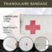 10 Count Triangular Bandage 37x37x53 | 100% Cotton First Aid Sling Splint & Head Bandage - Versatile & Essential | Fast International Shipping - Buy Online on GoSupps.com