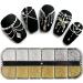 Mini Nail Art Caviar Beads 3D Micro Caviar Beads Gold Silver Beads Metal Pearls Glitter Nail Art Decor DIY Crafts DIY Accessories - Buy Online on GoSupps.com