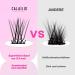 Calailis DIY Individual Eyelashes - 120 PCs D Curl Cluster Lashes for Home Application (10-16mm A12 Mix) | Shop Quality Lash Extensions - Buy Online on GoSupps.com