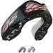 Safejawz Nitro adults and junior mouth protection with case for boxing basketball lacrosse football MMA martial arts hockey and all contact sports (black)