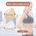 4 Pieces Reusable Castor Oil Pack Kit - Breast Pads & Muscle Pain Relief Wraps (White + Khaki) - Eco-Friendly & Comfortable - Buy Online on GoSupps.com