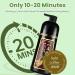 FONDIIA Herbal Brown Hair Color Shampoo 500ML - 3-In-1 Instant Gray Coverage Hair Dye - 5-Min Natural Hair Coloring Solution - Buy Online on GoSupps.com