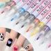 High Definition 3D Nail Polish Pens Internet Celebrity Set! Radiant Colors 12Pcs for Manicure Perfect Graffiti Paint Pen with Metallic & Dotting Superior Tools for Your - Buy Online on GoSupps.com