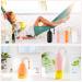 Travel Silicone Bottle Covers - 8 Pack Reusable Protective Spout Accessories for Shampoo & Shower Gel - Safe & Durable Travel Containers - Buy Online on GoSupps.com
