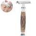 Safety Razor Bamboo Handle - Eco-Friendly Manual Shaver for Men & Women | Portable Beard & Body Hair Trimmer - Buy Online on GoSupps.com