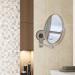 Bath Mirror Cosmetic Mirror 1X/3X Magnification Suction Cup Adjustable Double-Sided Bathroom Mirror - Buy Online on GoSupps.com