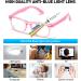 Kids Blue Light Blocking Glasses 2 Pack for Ages 3-10 - Anti Blue Light & Headache - Transparent Pink & Purple - Buy Online on GoSupps.com