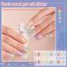 Semi Cured Gel Nail Strips Long Lasting Gel Nail Stickers Waterproof Nail Wraps UV Nail Polsih Stickers for Women Nail Art Decals Nail Accessories Bsg0272 - Buy Online on GoSupps.com