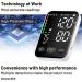 Automatic Digital Blood Pressure Monitor with LED Display - Upper Arm BP Cuff Machine for 2 Users, 240 Memory Storage, Storage Bag - Black - Buy Online on GoSupps.com