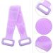 ARTIBETTER Silicone Exfoliating Back Scrubber with Long Handle - Bath Massage Towel for Deep Cleaning and Skin Exfoliation (Violet) - Buy Online on GoSupps.com