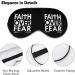 Faith Over Fear Scripture Sleep Mask | Adjustable Straps | Blackout Eye Cover - Buy Online on GoSupps.com