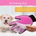  Upgrade Pet Dog Cat Grooming Glove Gentle Deshedding Brush Glove Efficient Pet Hair Remover Mitt Massage Tool with Enhanced Five Finger Design for Dogs Cats Rabbits Horses with Long/Short Fur 1 Pair Pink 1 Pair  - Buy Online on GoSupps.com