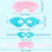 Piwosgol 2-Piece Cooling Eye Mask Set | Reusable Gel Therapy for Migraines Swollen Eyes & Dryness - Blue & Pink - Buy Online on GoSupps.com