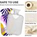 NAANLE 2L Hot Water Bottle with Abstract Hawaii Flower Cover - Pain Relief & Warmth for Back Hands and Feet - Buy Online on GoSupps.com