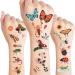 24 Sheets Bug Temporary Tattoos  Birthday Decorations Insect Bees Beetles Bug Party Favors