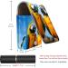 Blue Prairie Bird Lipstick Case - Leather Lip Gloss Organizer with Mirror | Mini Lipstick Holder Bag - Buy Online on GoSupps.com